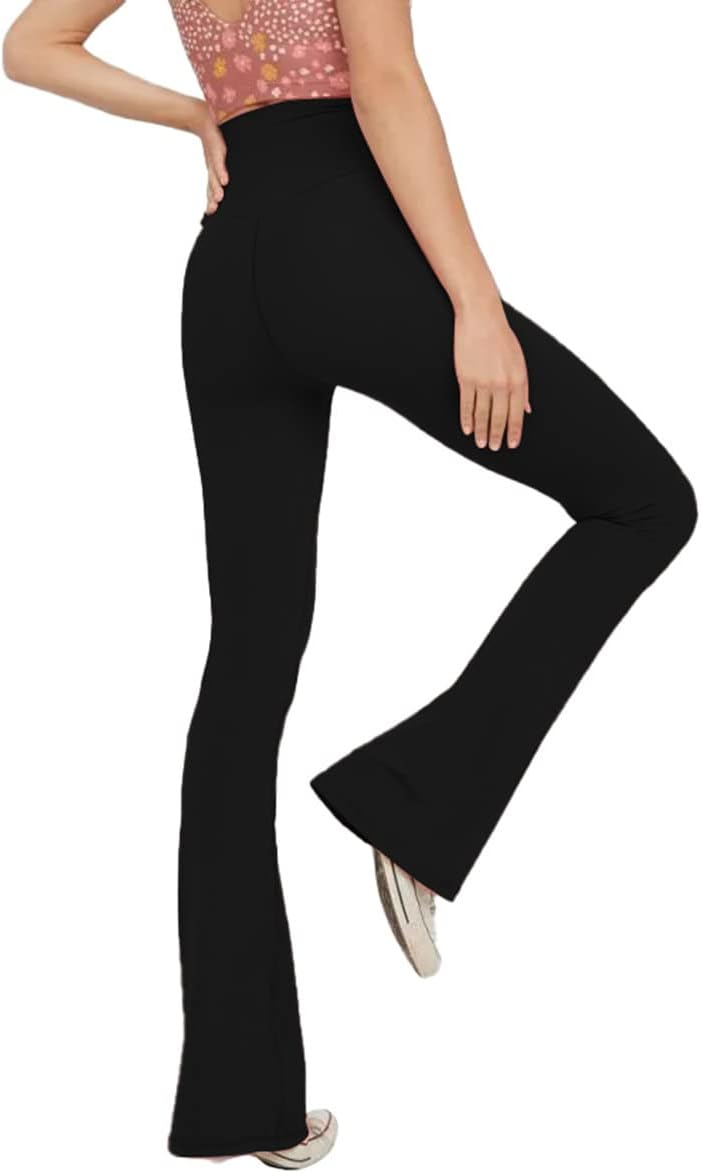 Flared yoga leggings