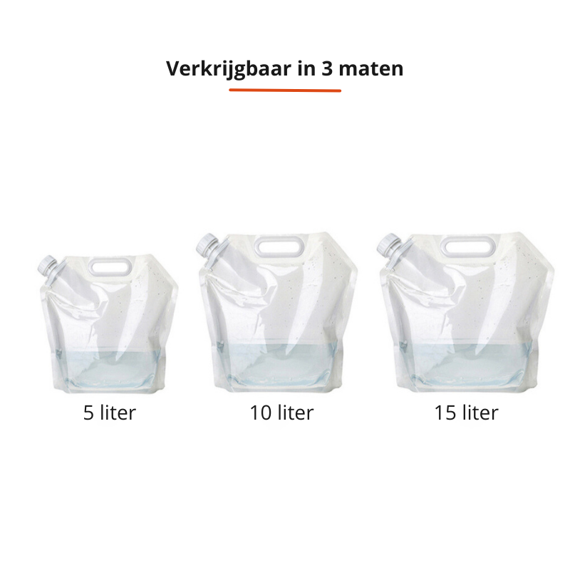 Opvouwbare waterzak HydroHike