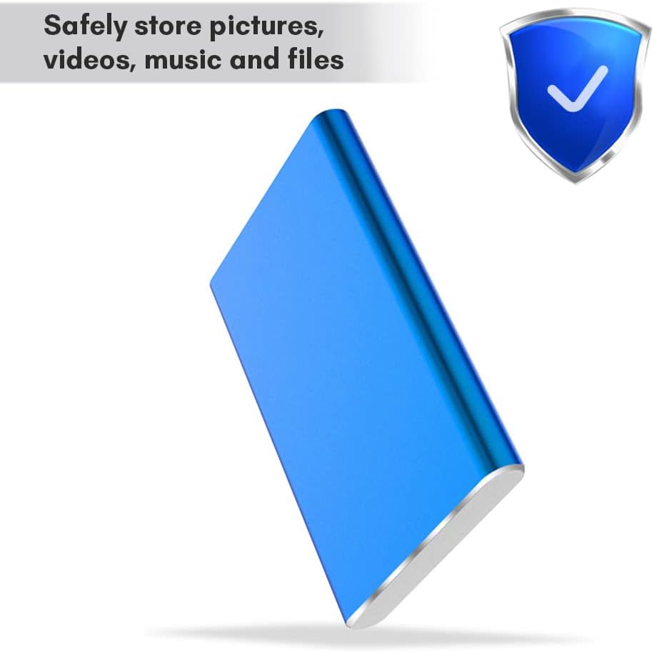 Draagbare 1TB USB 3.0 harde schijf met metalen behuizing en hoge