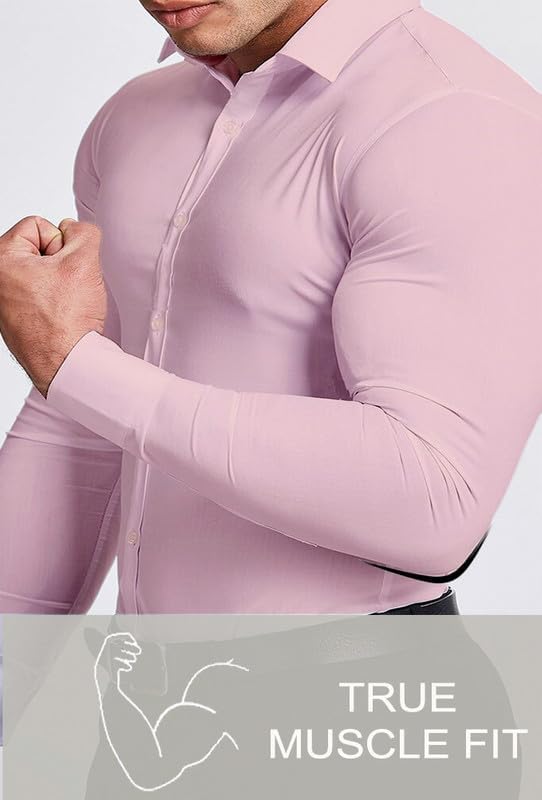 Kreukvrij slim fit overhemd voor heren
