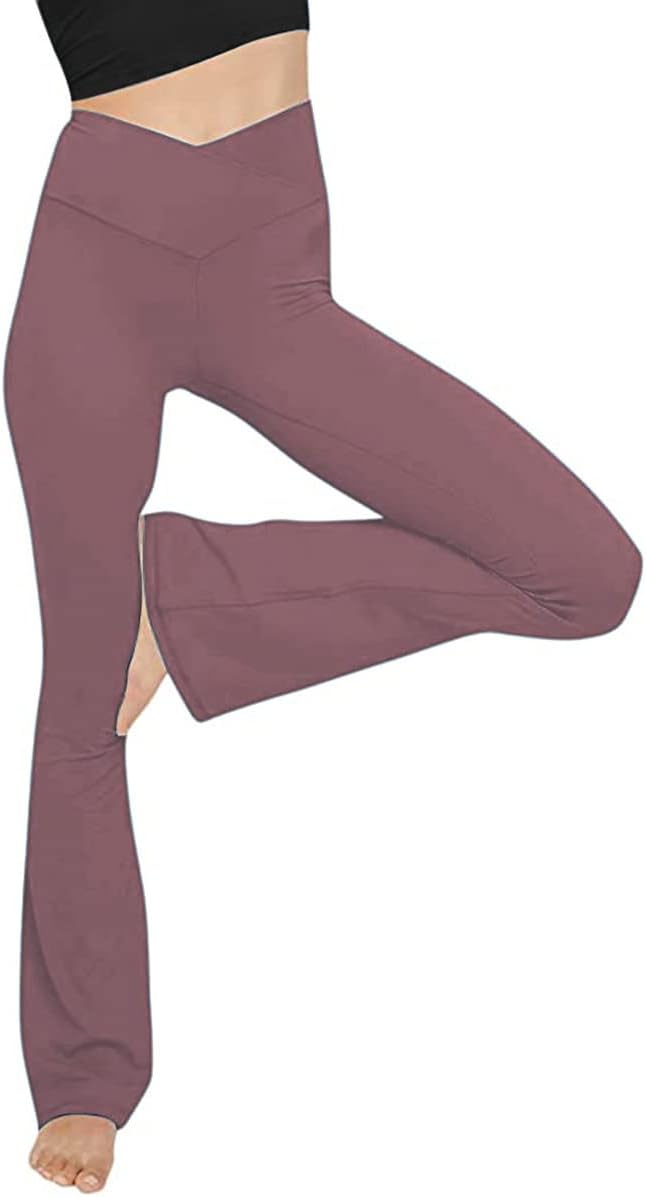 Flared yoga leggings