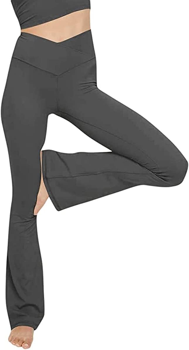 Flared yoga leggings