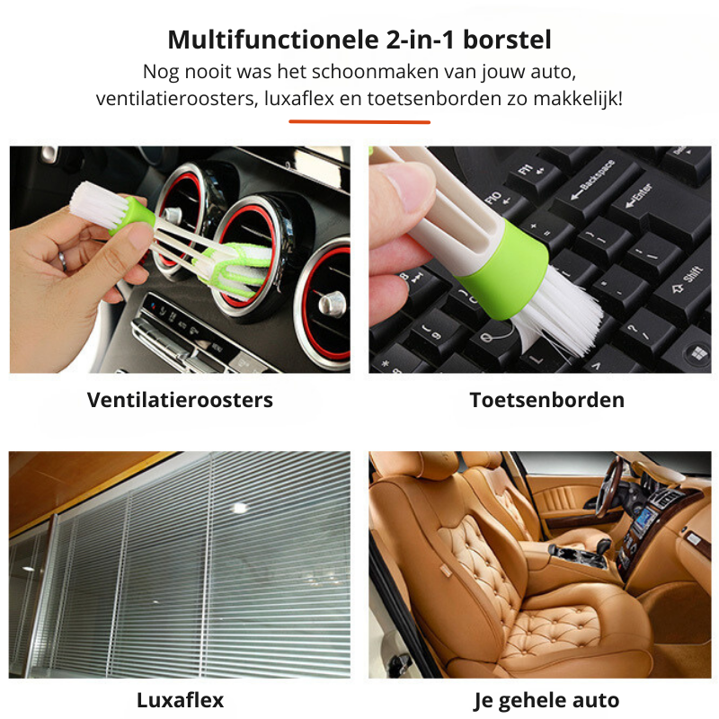 AutoPro double slider – de keuze voor een grondige auto reiniging
