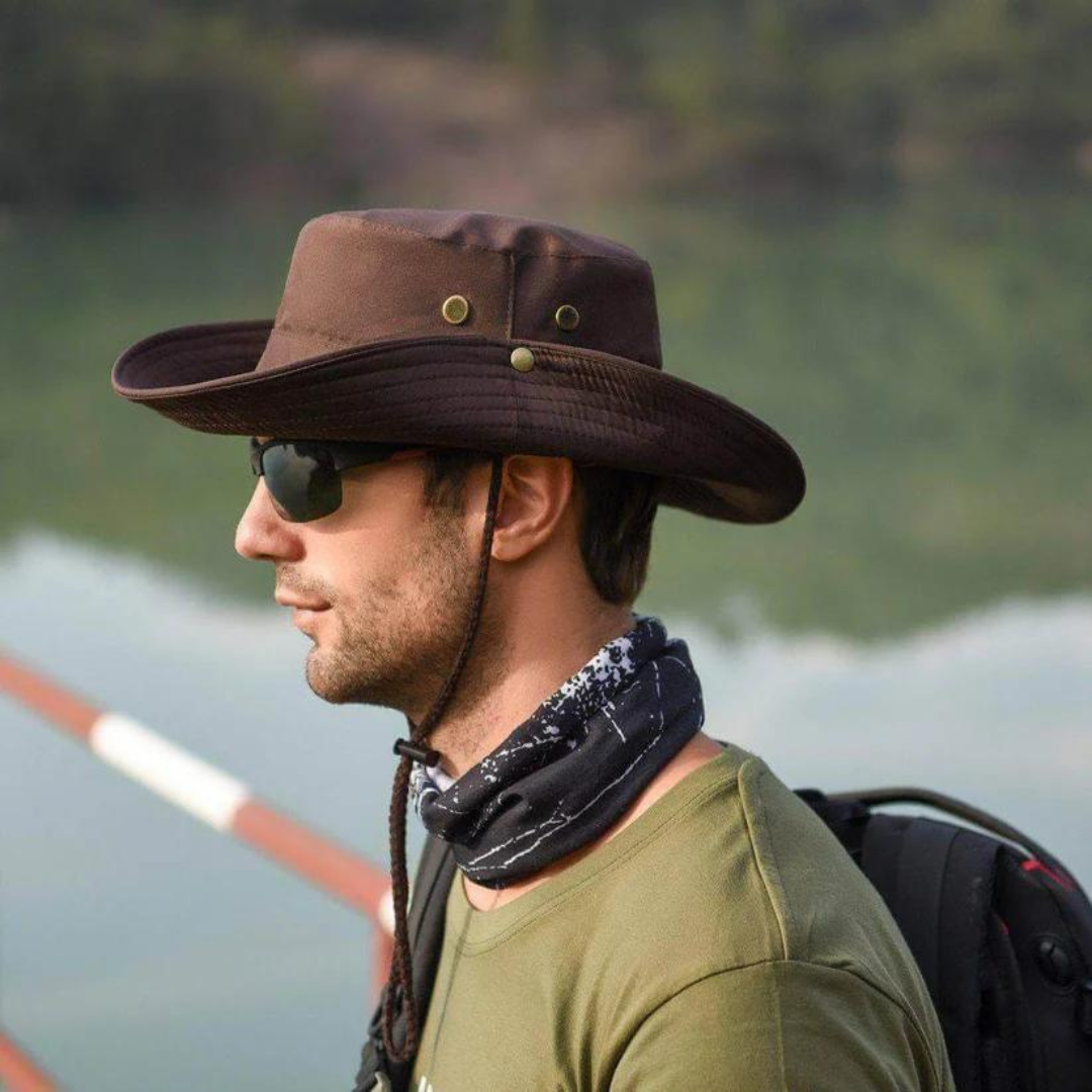 Outdoor buckethat met uv-bescherming