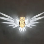 Verlichte vleugels wandlamp