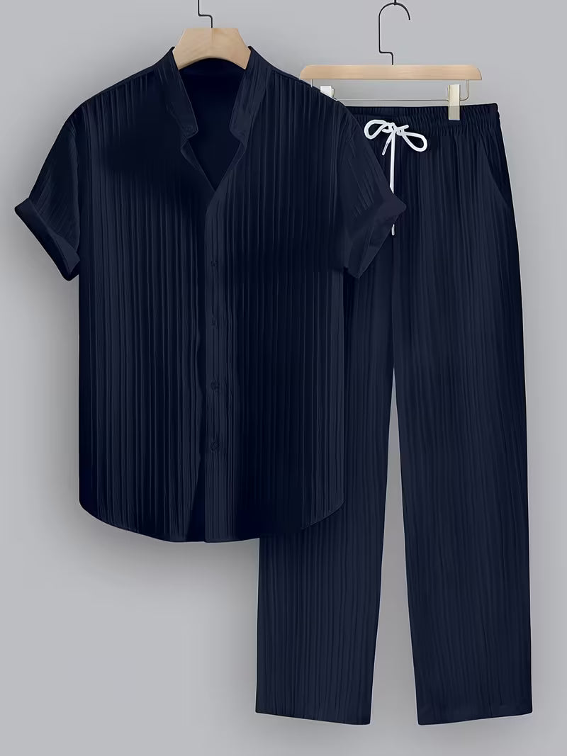 Ismael | Tweedelige herenset met overhemd en pantalon