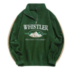 Retro whistler trui