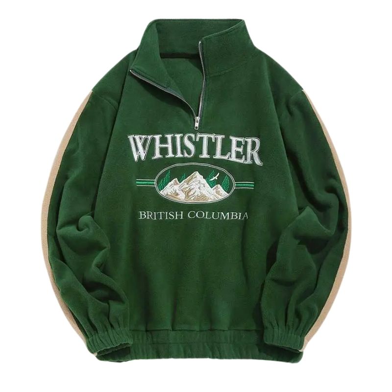 Retro whistler trui