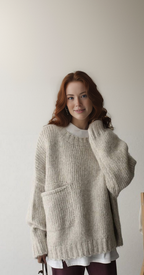 Oversized gebreide trui — afbeelding 40