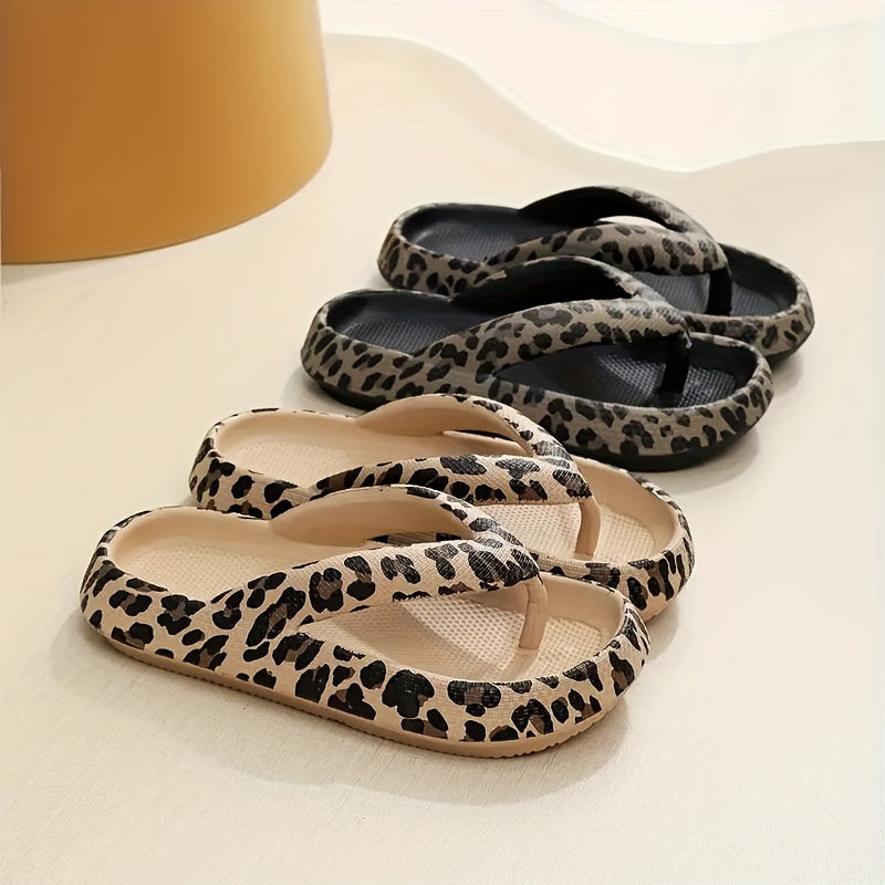 Ademende & antislip dames zomer slippers met print