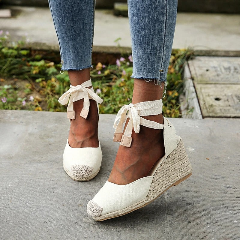 Espadrille sandalen voor dames