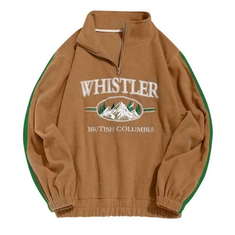 Retro whistler trui