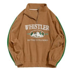Retro whistler trui