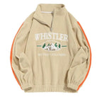 Retro whistler trui