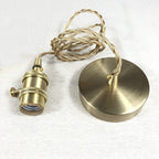 Kristallen vintage hanglamp