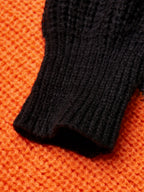 Warme sweater met col