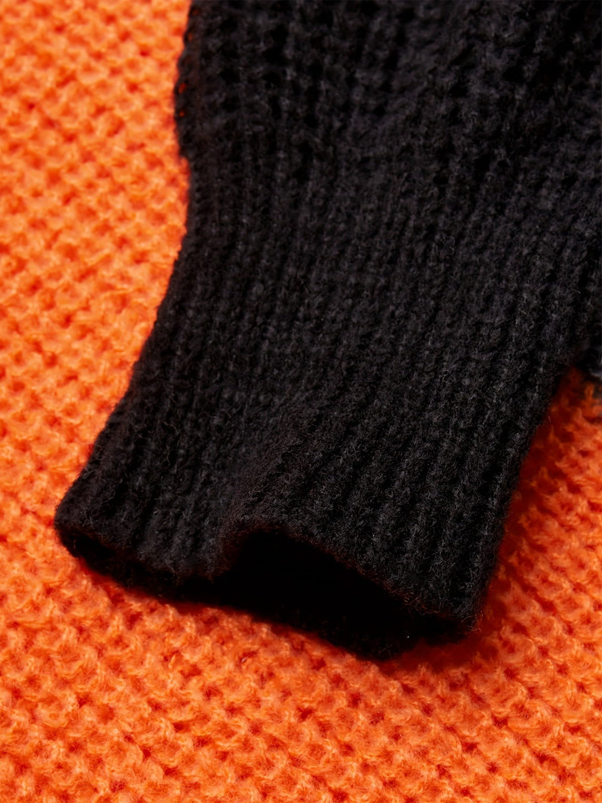 Warme sweater met col