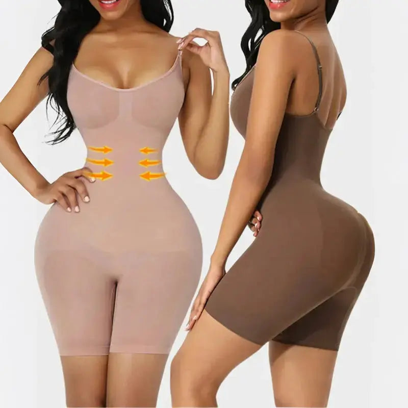 Shapewear body met zandloper effect