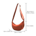 Half moon crossbody bag