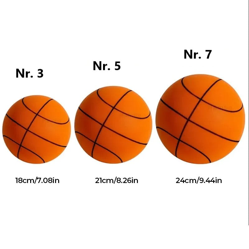 Geluidloze basketbal van pu-schuim voor kinderen