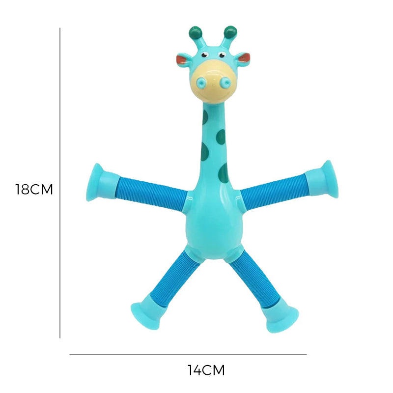 Flexibel giraffe speelgoed met zuignap — afbeelding 10