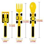 Bulldozer kinderbestek set — afbeelding 31
