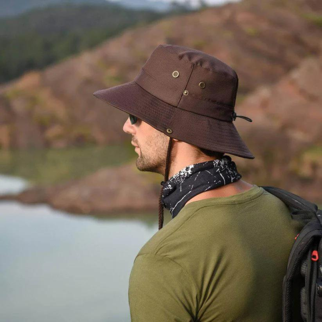 Outdoor buckethat met uv-bescherming