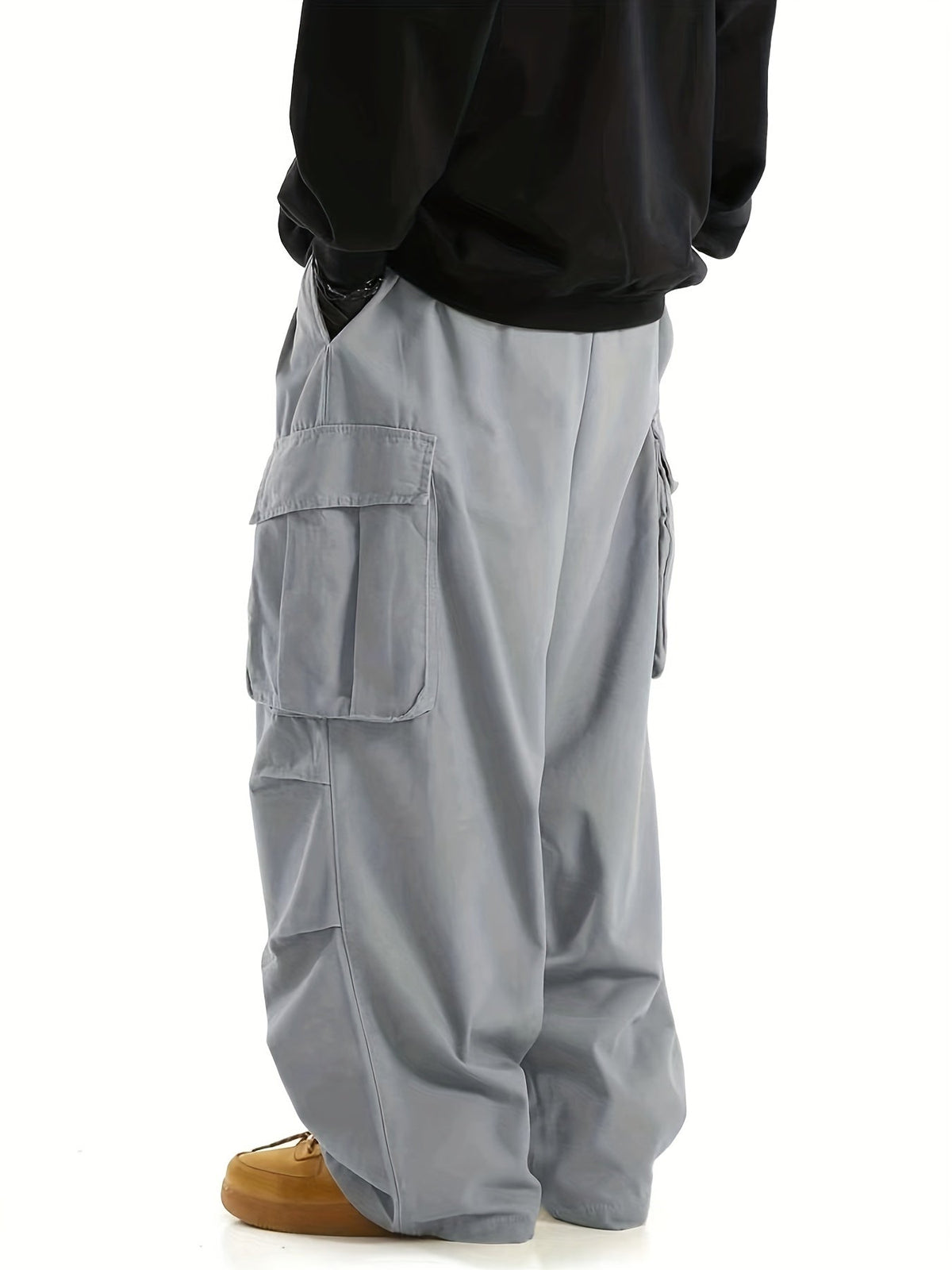 Heren cargo broek met meerdere zakken