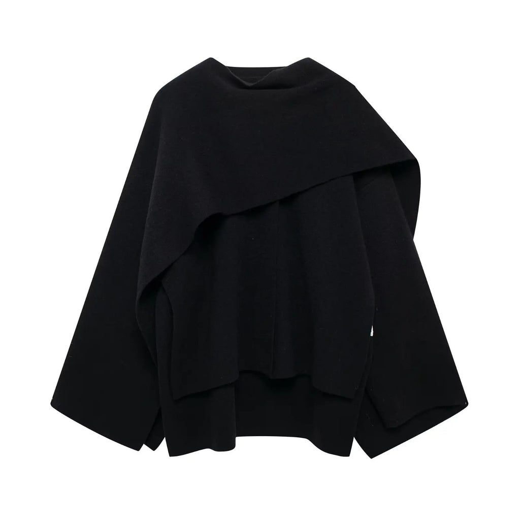 Dames winterponcho