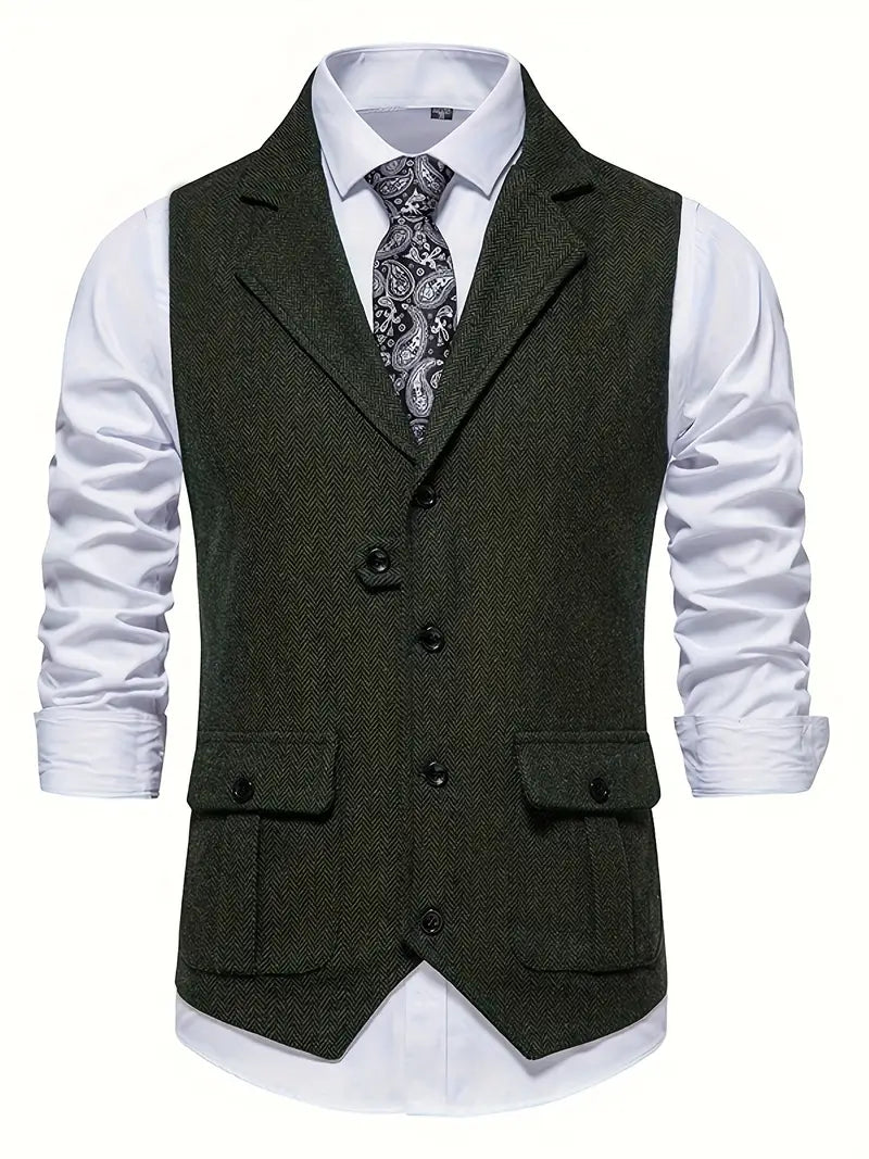 Herringbone blazer voor heren