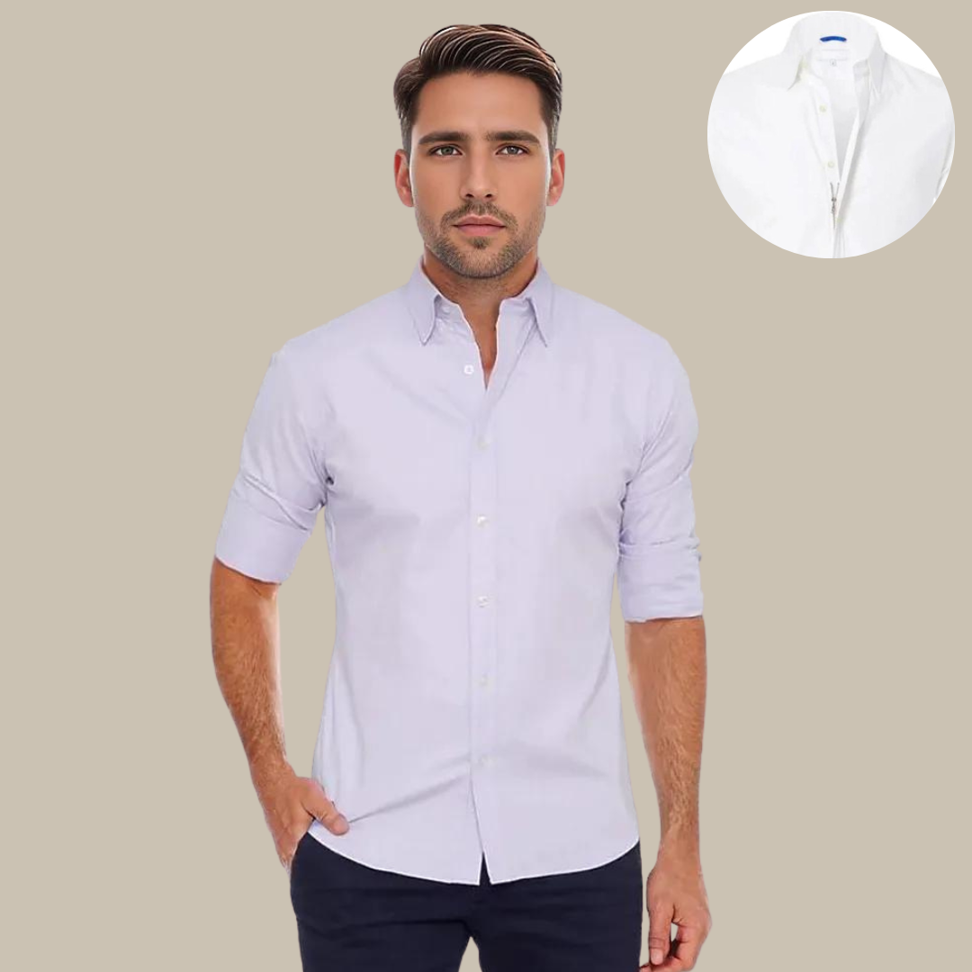 UltraFlex overhemd – kreukvrije blouse met rits
