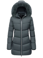 Warme puffy jas met stijlvolle details