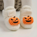 Kinder halloween sloffen met cartoonprint