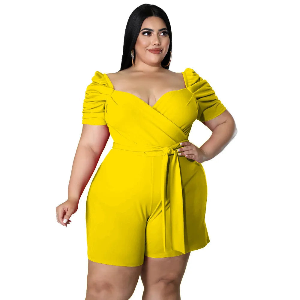 Merel plus size playsuit