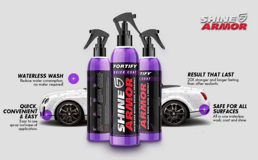Keramische autowas zonder water