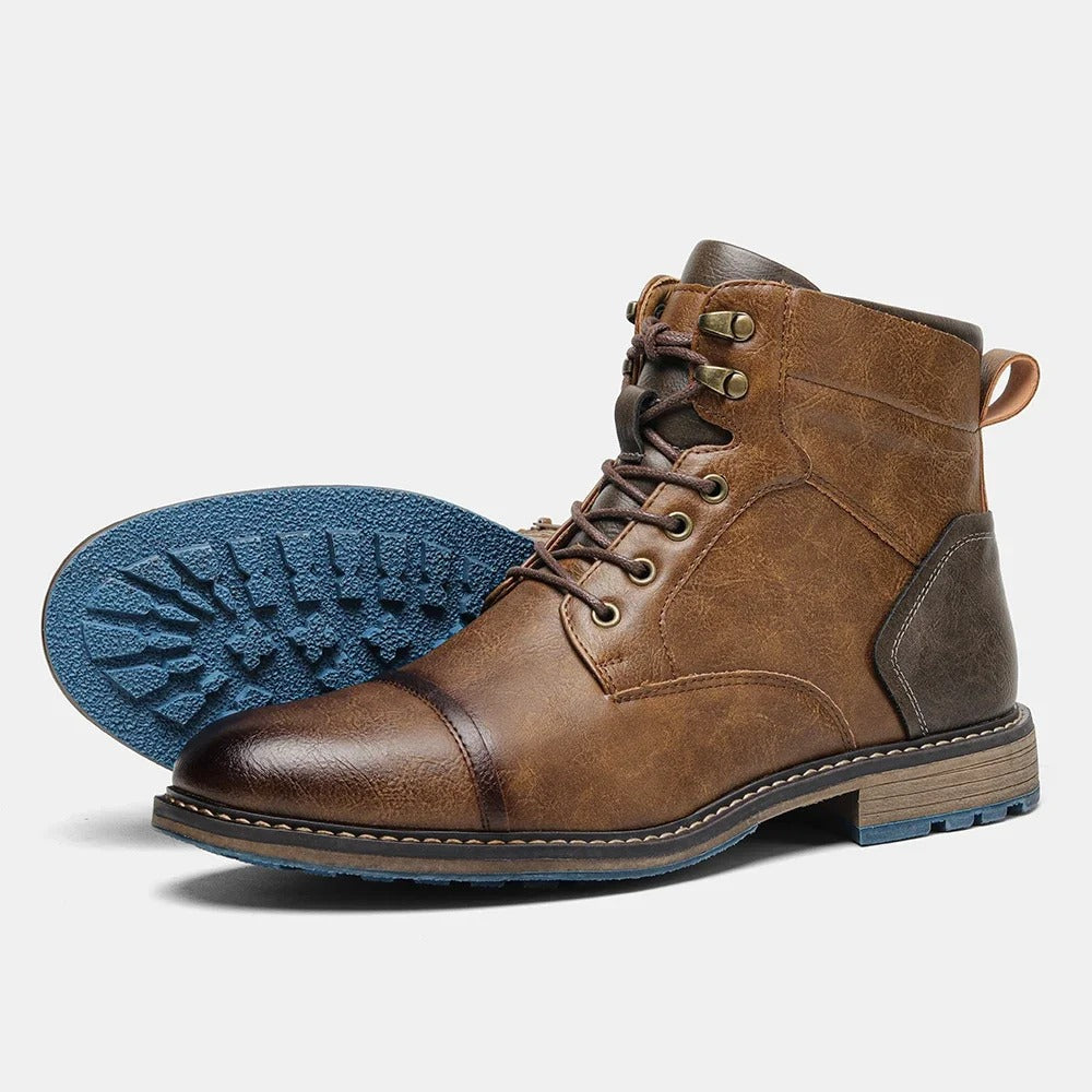 Vintage leren heren boots