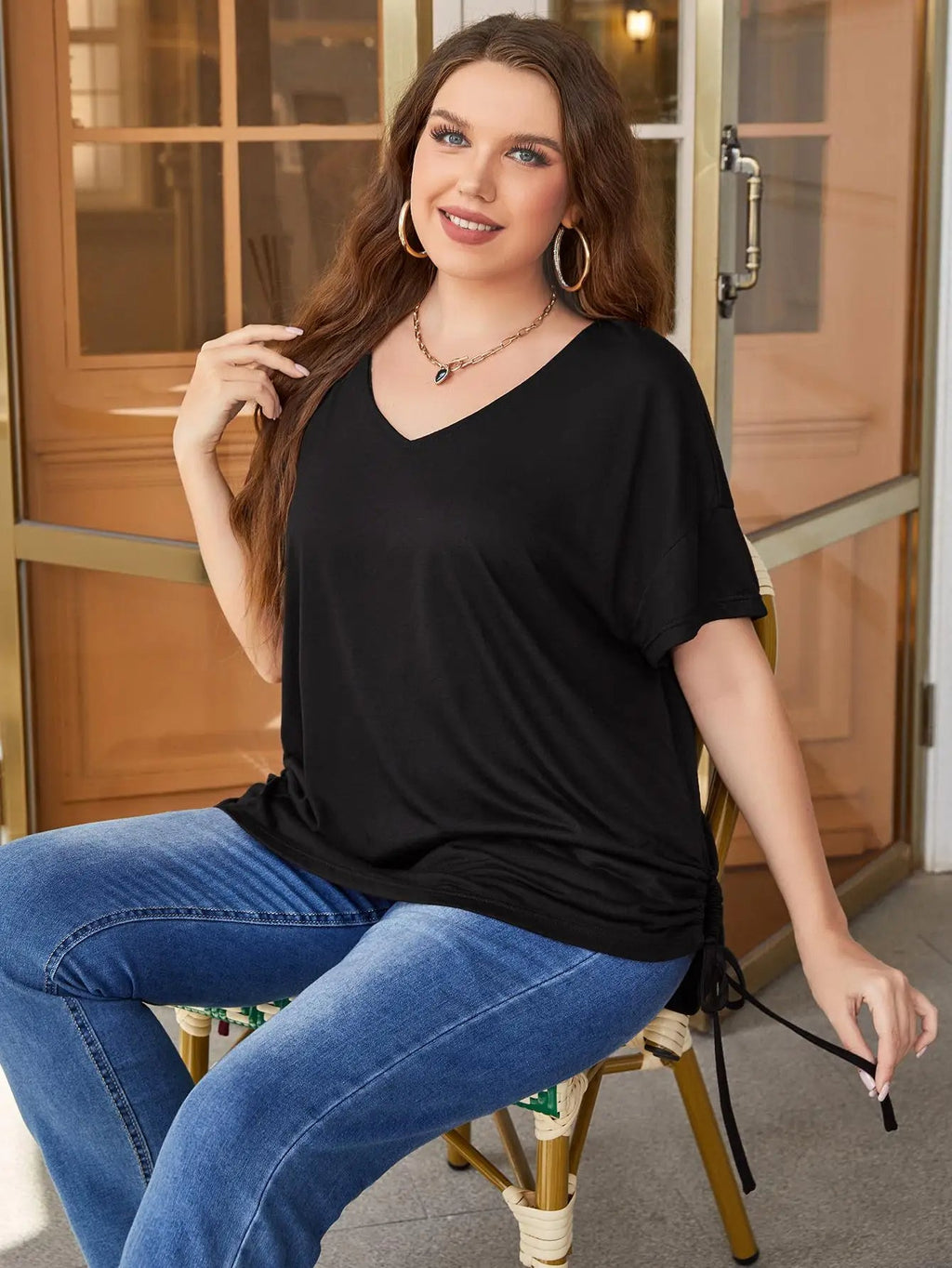 Mila plus-size top