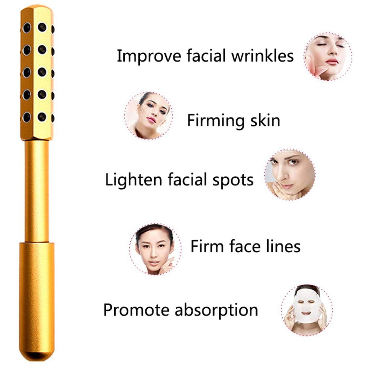Facial massage roller