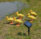 Zonnelamp in eendvorm, 5-in-1