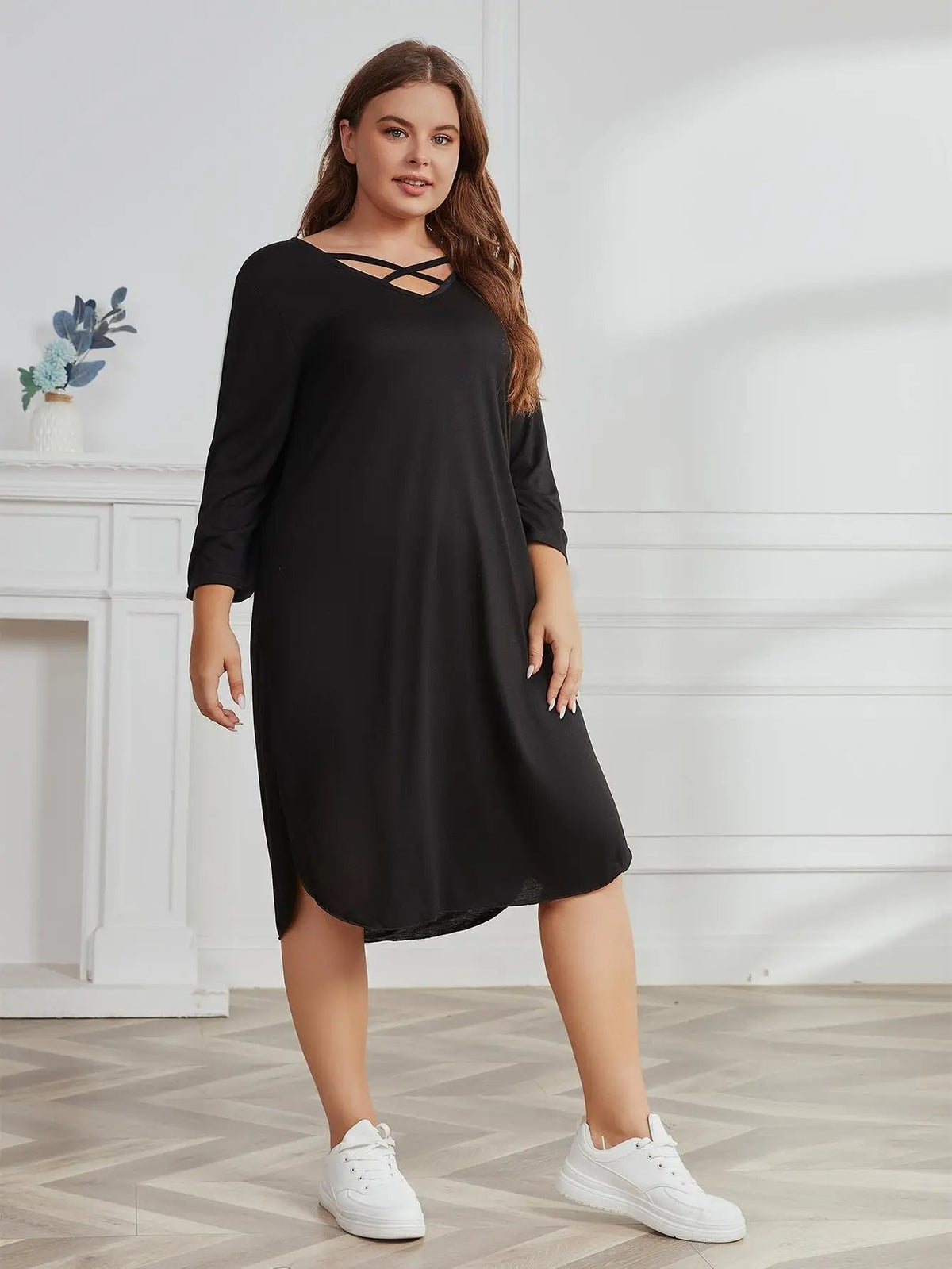 Gemma plus-size zomerjurk