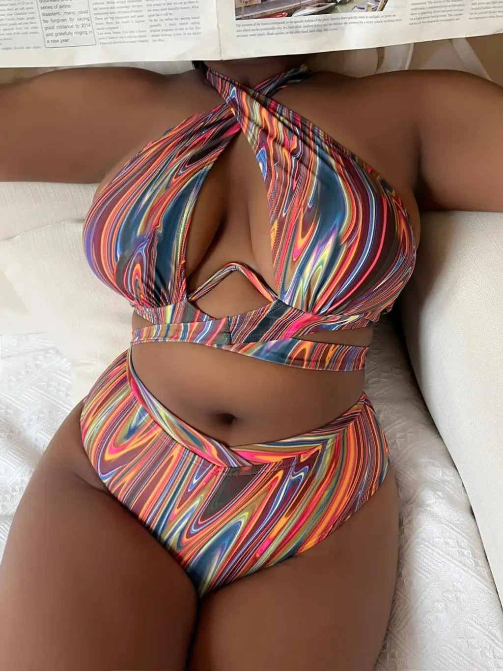 Carmina plus-size bikini