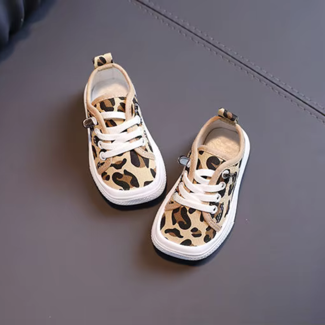Kinder sneakers met panterprint
