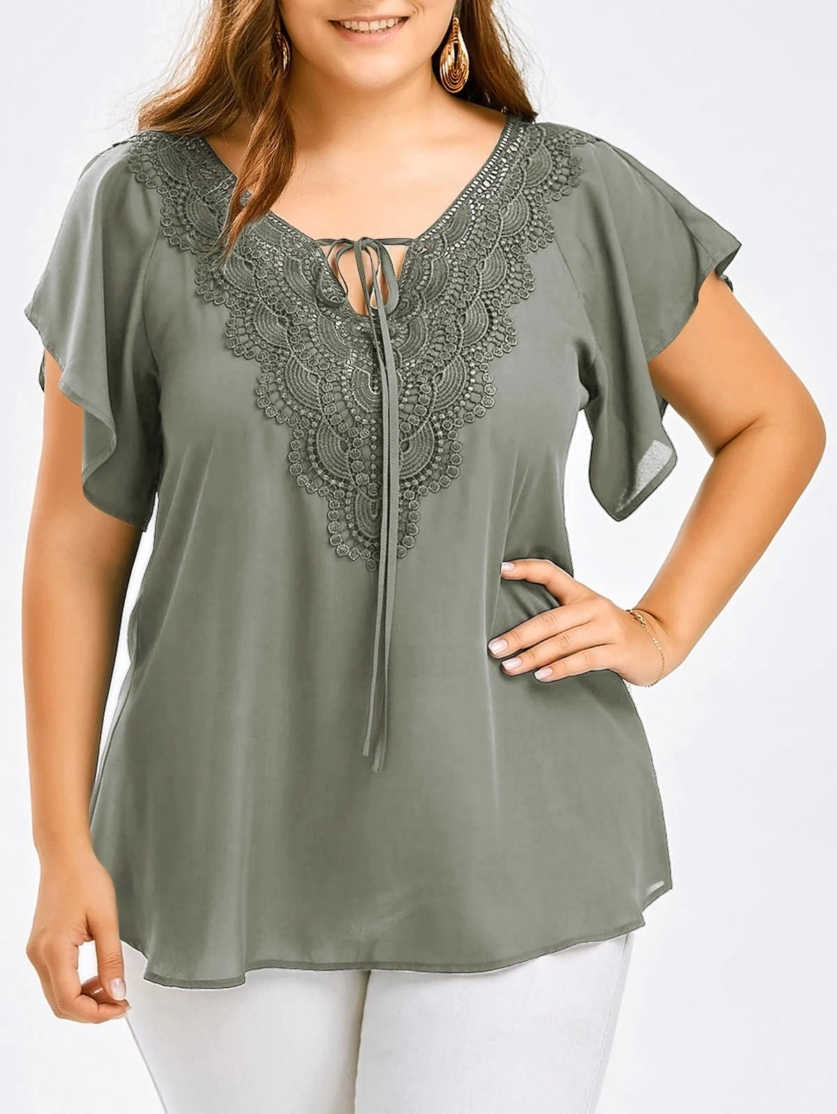 Femke plus-size top