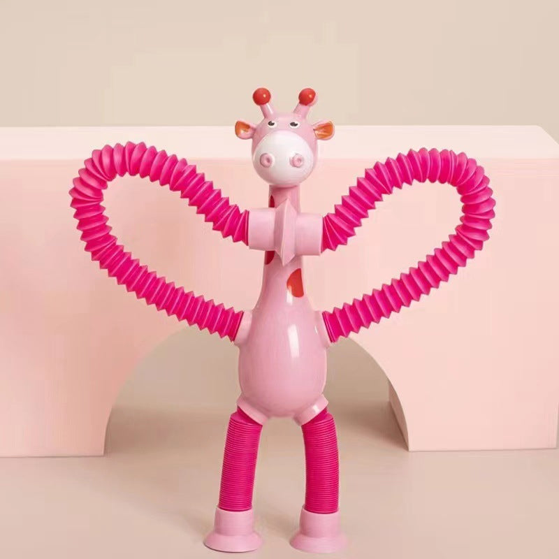 Flexibel giraffe speelgoed met zuignap — afbeelding 13