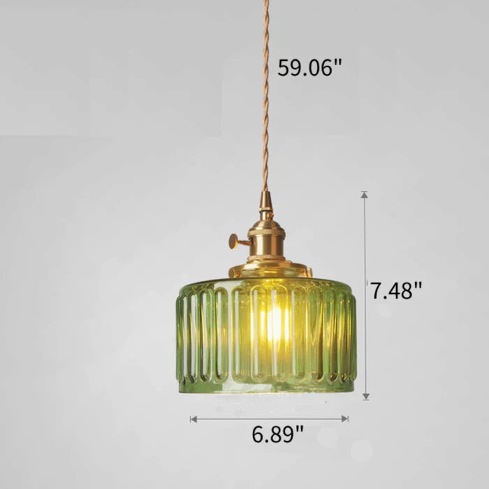 Kristallen vintage hanglamp — afbeelding 14