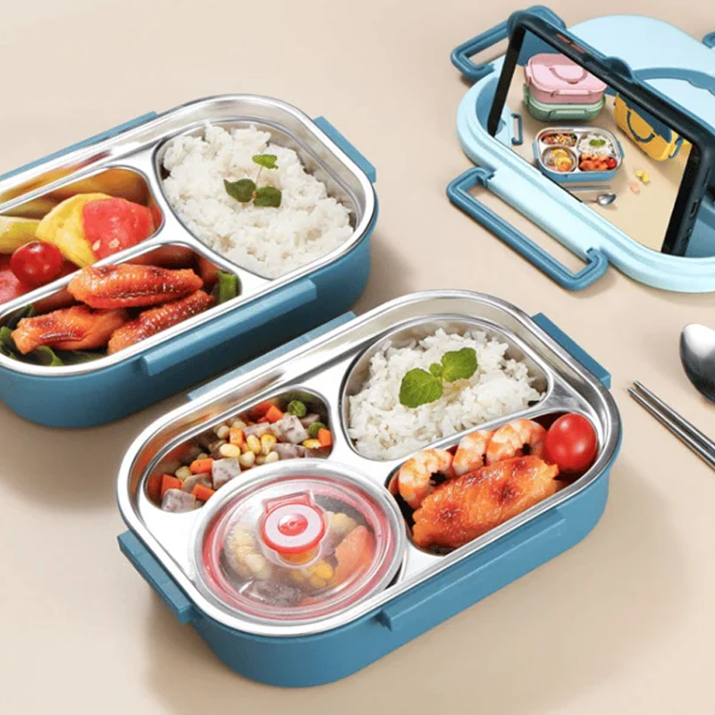 Roestvrijstalen thermo-lunchbox