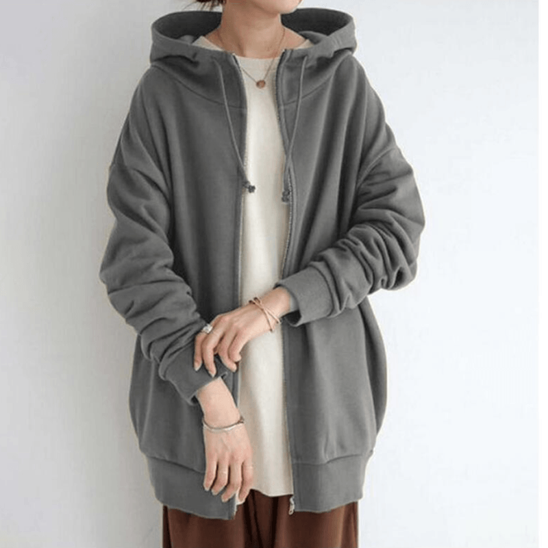 Damesvest met capuchon