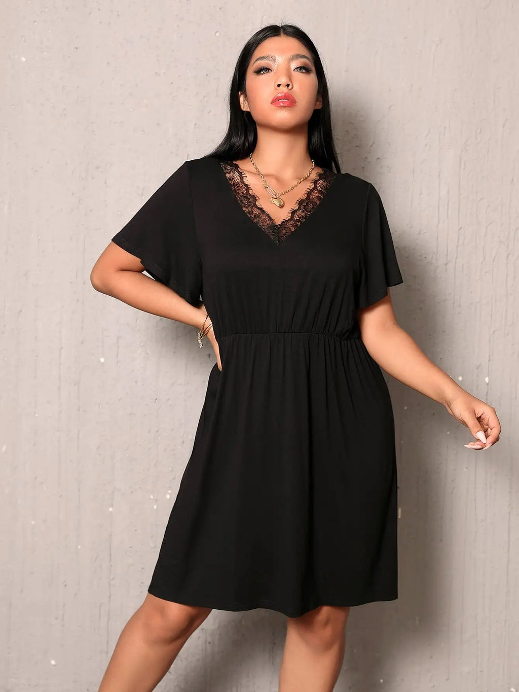 Donna plus-size jurk