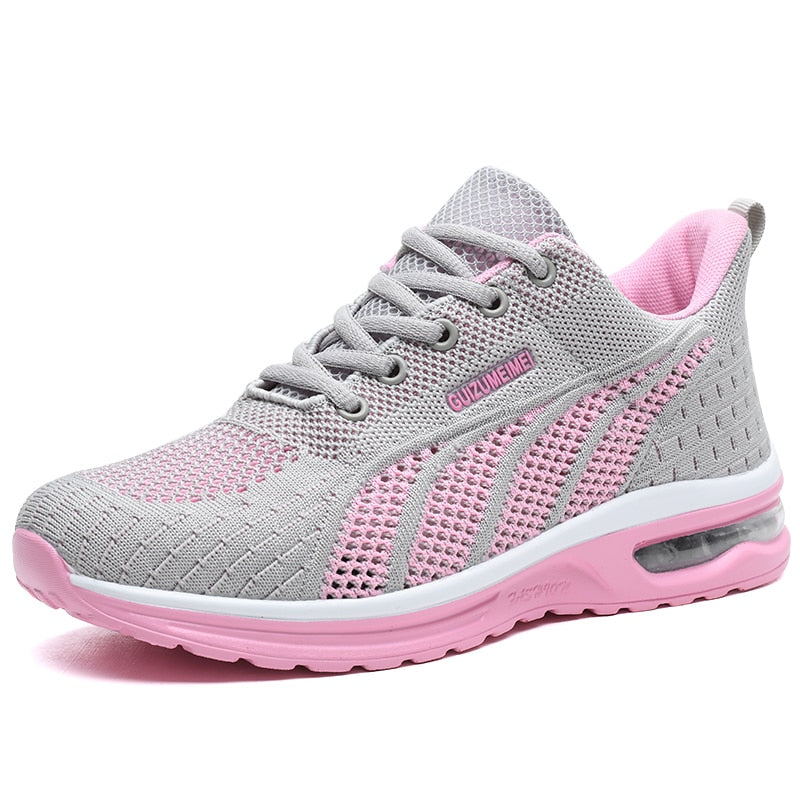 Ergonomische sneaker met dempende hak voor dames