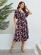 Meredith plus-size jurk